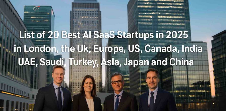List of Top AI Saas Companies in 2025 in London UK, Europe, Germany, US, Canada, India, UAE, Saudi Arabia, Turkey, Asia and China